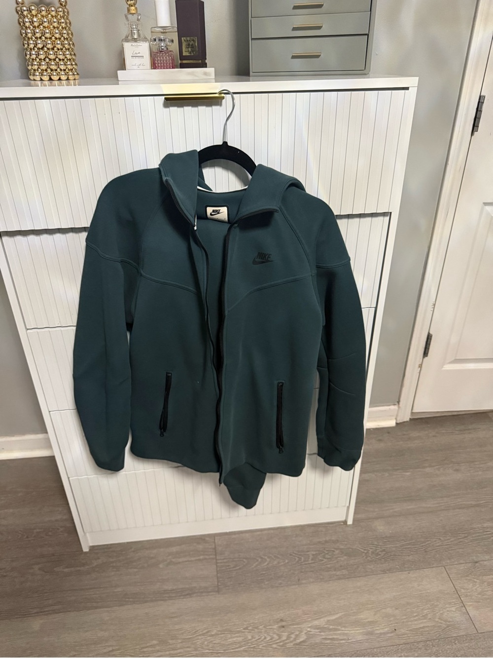 Nike Dark Teal Full-Zip Hooded Jacket and matching joggers